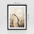 Plakat w ramie 30x40 - Źdźbło Pszenicy: Blisko Natury - źdźbło pszenicy, pszenica - rama czarna