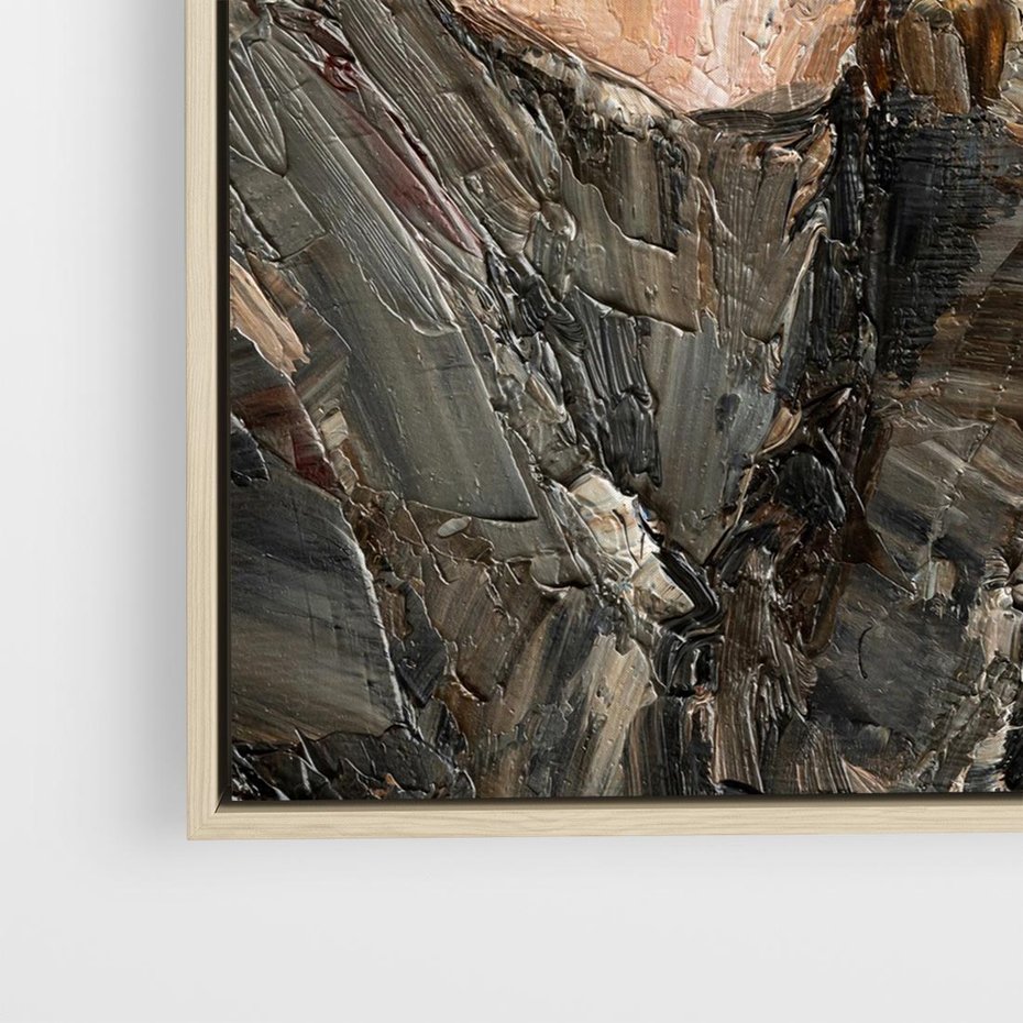 Obraz w ramie 80x80 - Esencja - kobieta wino obraz impresonizm olej na płótnie - rama drewno