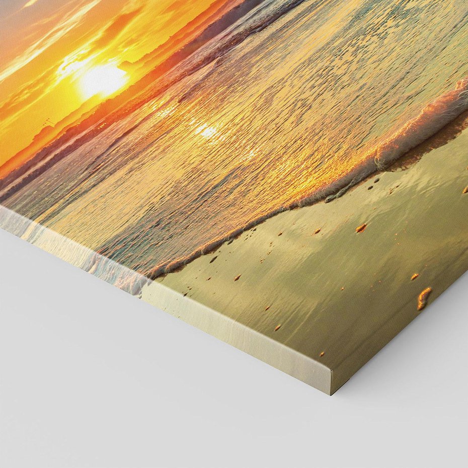 Obraz na płótnie 40x40 - Magia Chwil - zachód słońca,