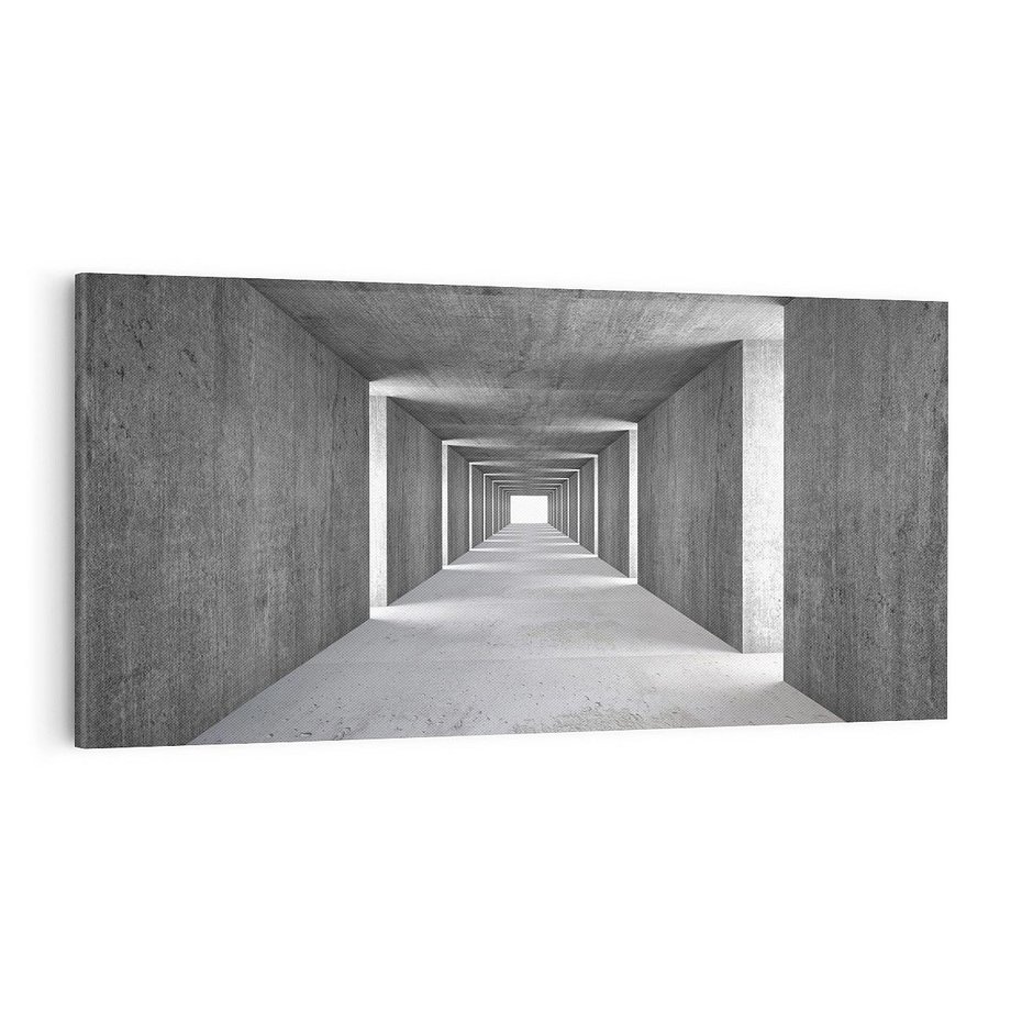 Obraz na płótnie 120x60 - Abstrakcyjna głębia - 3D, tunel