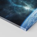 Obraz na płótnie 40x40 - Wędrówka przez galaktyki - ziemia, kosmos