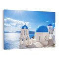 Obraz na płótnie 70x50 - Uroki Santorini we Włoszech - Santorini, Włochy