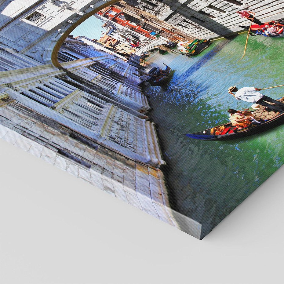 Obraz na płótnie 60x60 - Romantyczna gondola w Wenecji - Wenecja, gondola