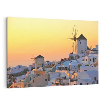 Obraz na płótnie 70x50 - magia greckiej wyspy - Grecja, Santorini