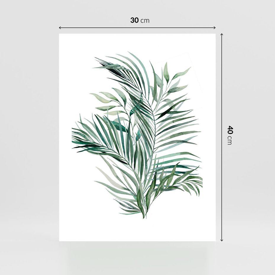 Plakat bez ramy 30x40 - Blask Natury - złote, liście