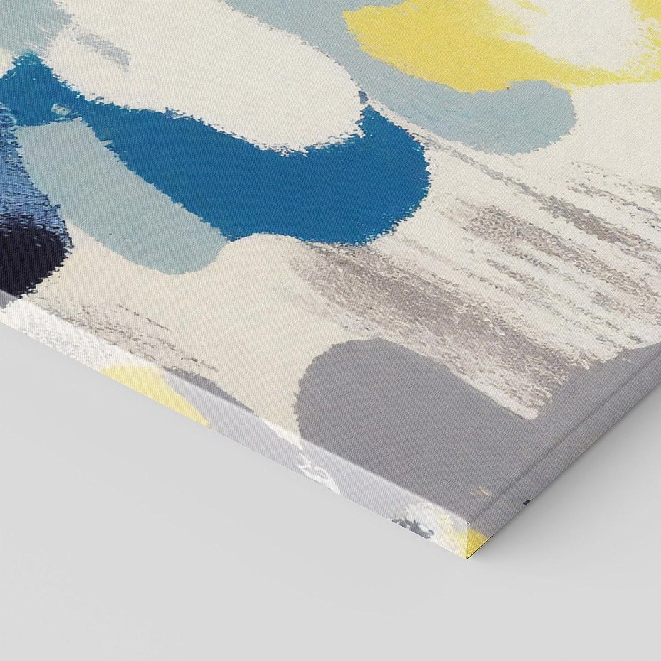 Obraz na płótnie 140x70 - Kwiatowe Impresje - malowane duże kwiaty, kolory żółty