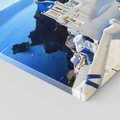 Obraz na płótnie 80x120 - Magiczne Widoki - Santorini, perspektywa