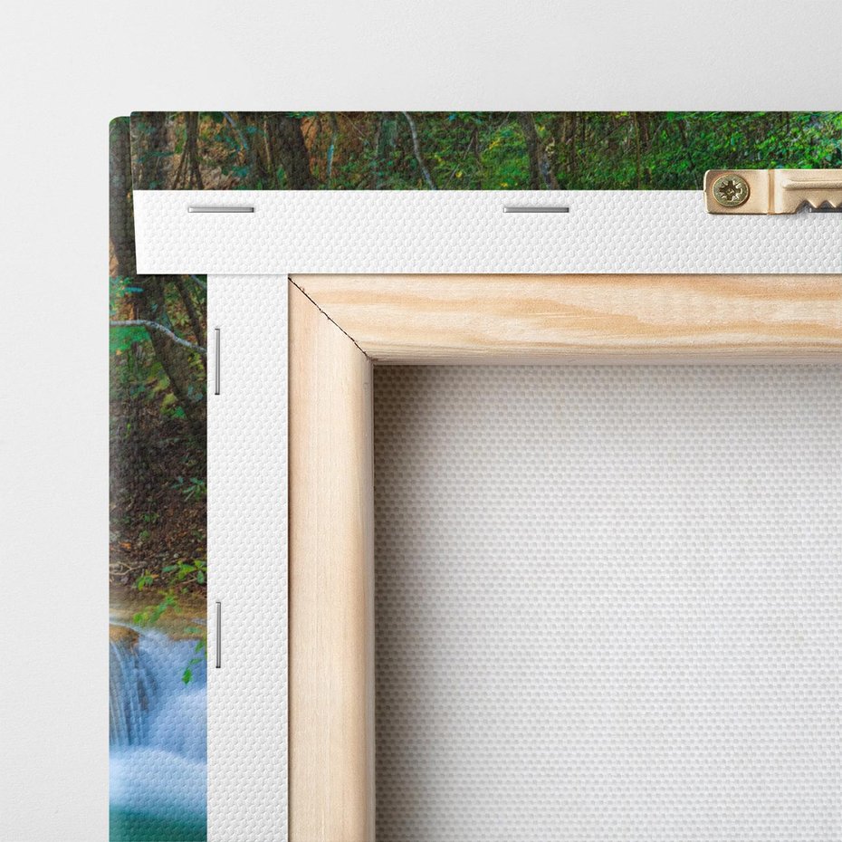 Obraz na płótnie 50x70 - Magia tajlandzkich wodospadów - wodospady, Tajlandia