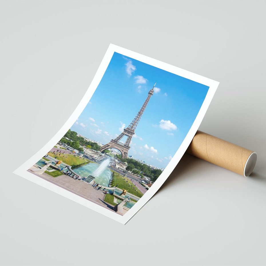Plakat bez ramy 30x40 - Wieża Eiffla - Eiffla, Paryż