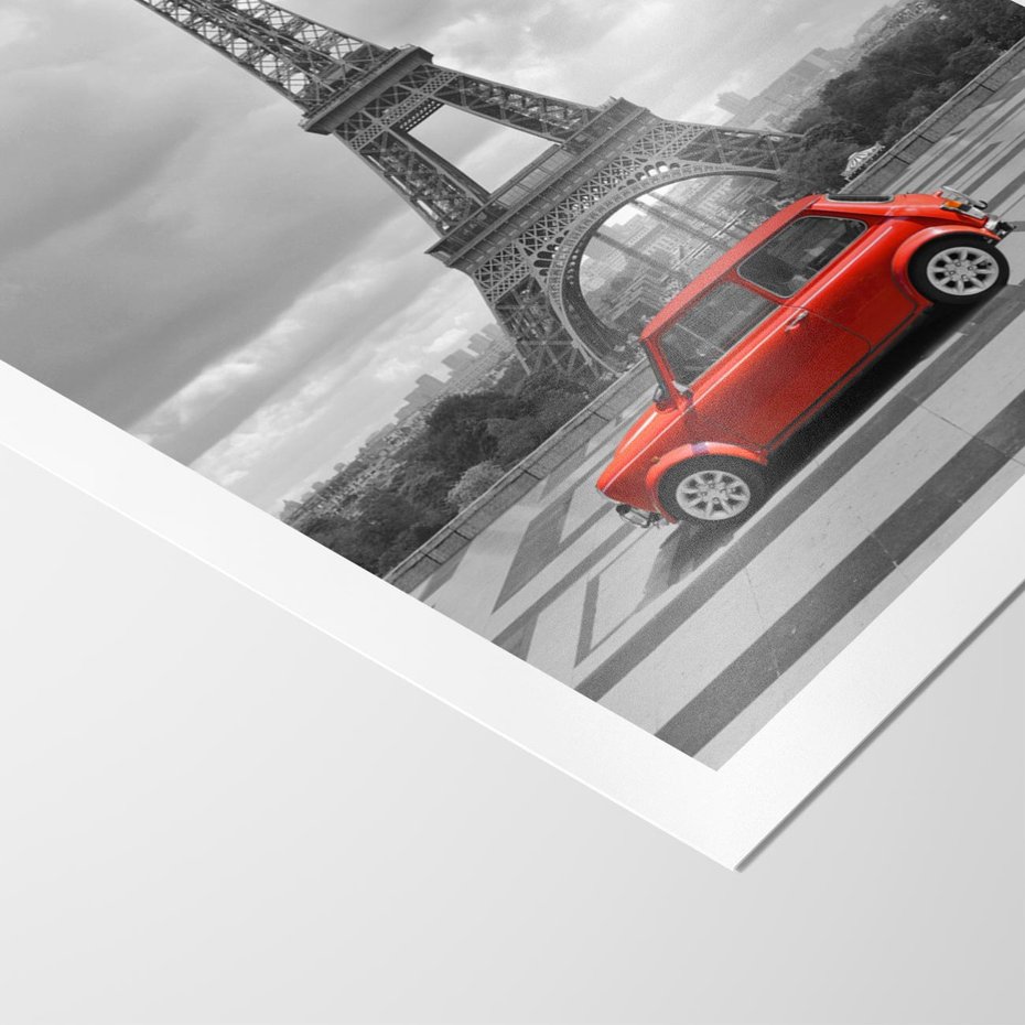 Plakat bez ramy 21x30 - Paryż z wieżą Eiffla w tle - Paryż, Eiffla