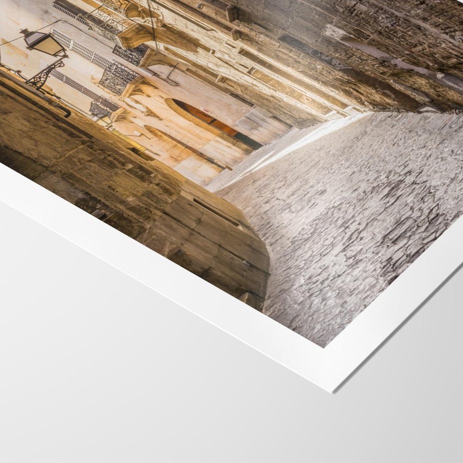 Plakat bez ramy 21x30 - Perspektywa Uliczki - uliczka, perspektywa