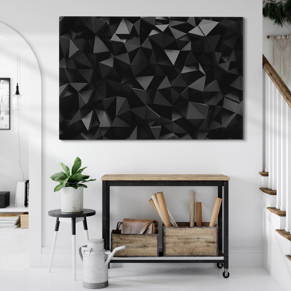 Obraz na płótnie 70x50 - Geometryczna nowoczesność - geometryczne, nowoczesne