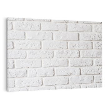 Obraz na płótnie 120x80 - Wymiarowa Struktura - ściana, cegła