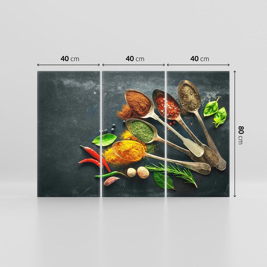 Obraz na płótnie 120x80 - Smak Orientu - przyprawy, azja