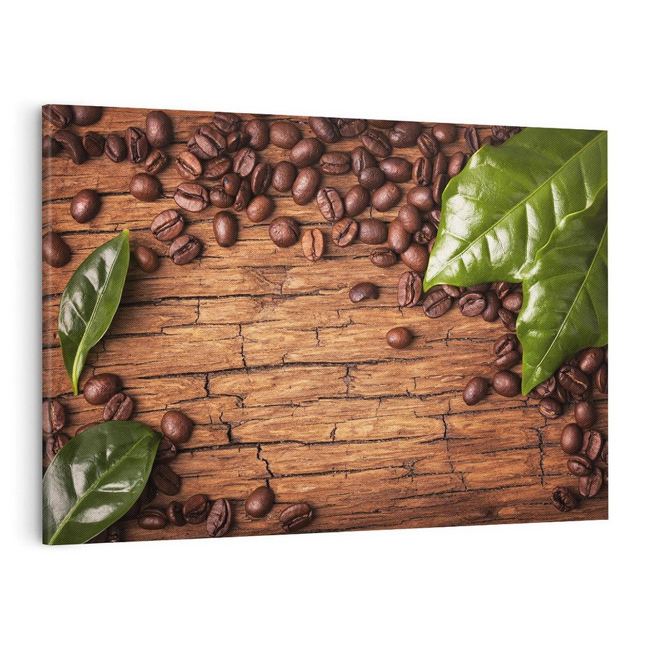 Obraz na płótnie 100x70 - Zmysłowa kawa: aromat i smak - kawa