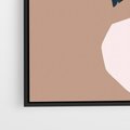 Obraz w ramie 50x70 - Harmonia Boho Ducha - abstrakcyjny obraz, plakat - rama czarna