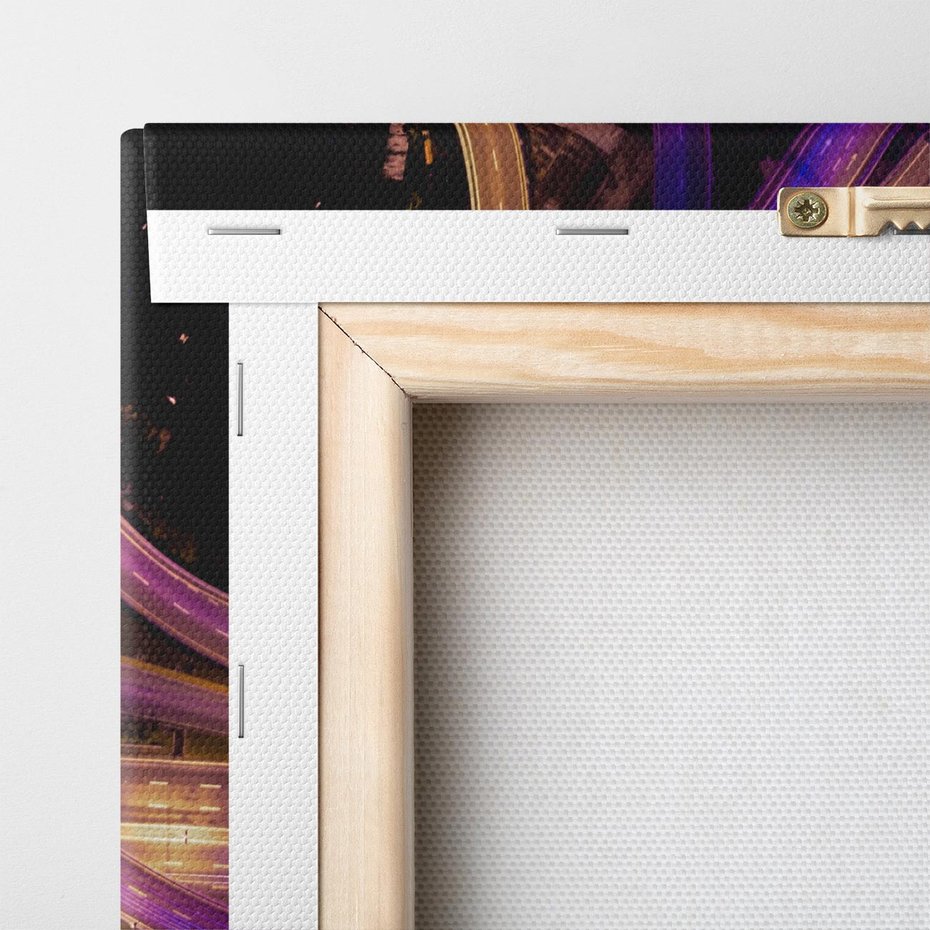 Obraz na płótnie 100x70 - Wiadukty i autostrada - Węzeł drogowy w USA - wiadukty, autostrada