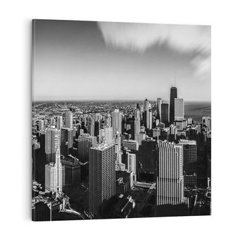 Obraz na płótnie 60x60 - Panorama miejska - miasto, panorama