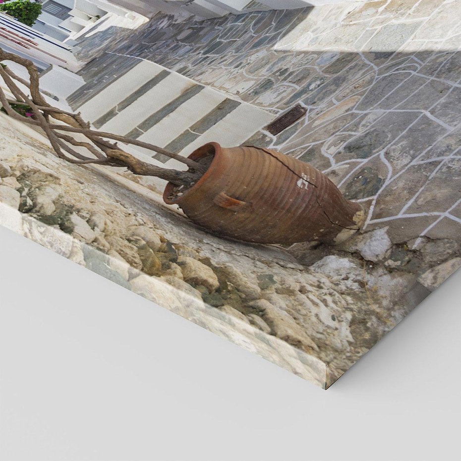 Obraz na płótnie 70x100 - Perspektywiczna Uliczka: Miejski Labirynt - uliczka, perspektywa