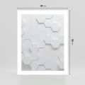 Plakat bez ramy 40x50 - Intrygujący Wymiar - geometria, 3D