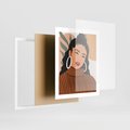 Plakat w ramie 40x50 - Kobiece Wibracje - nowoczesny plakat, styl retro - rama biała