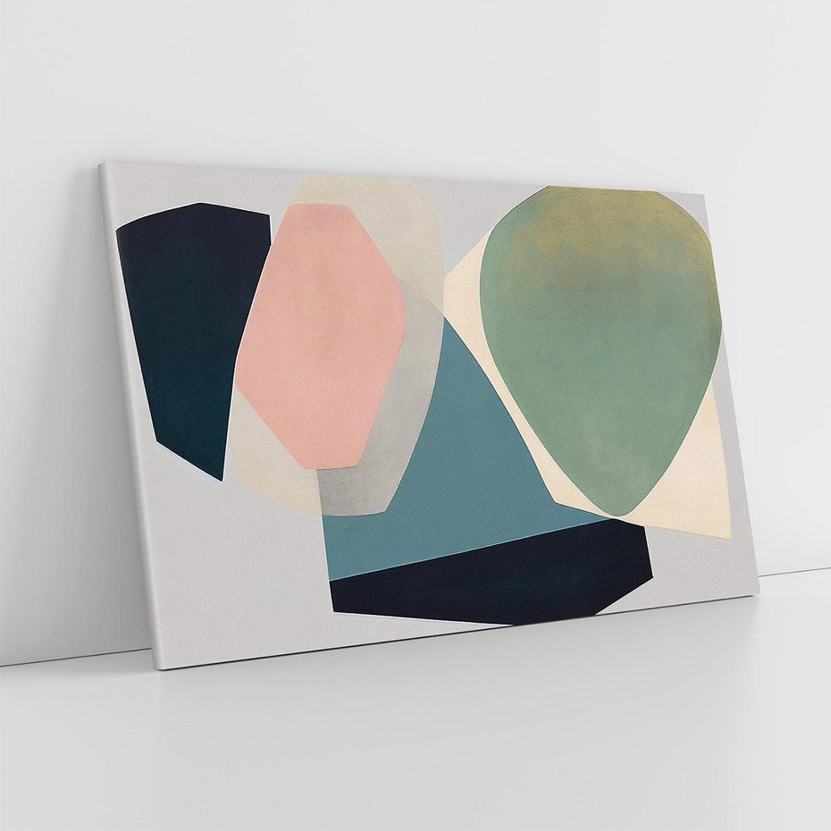 Obraz na płótnie 100x70 - Szare Tło Plam - abstrakcyjne plamy, kształty