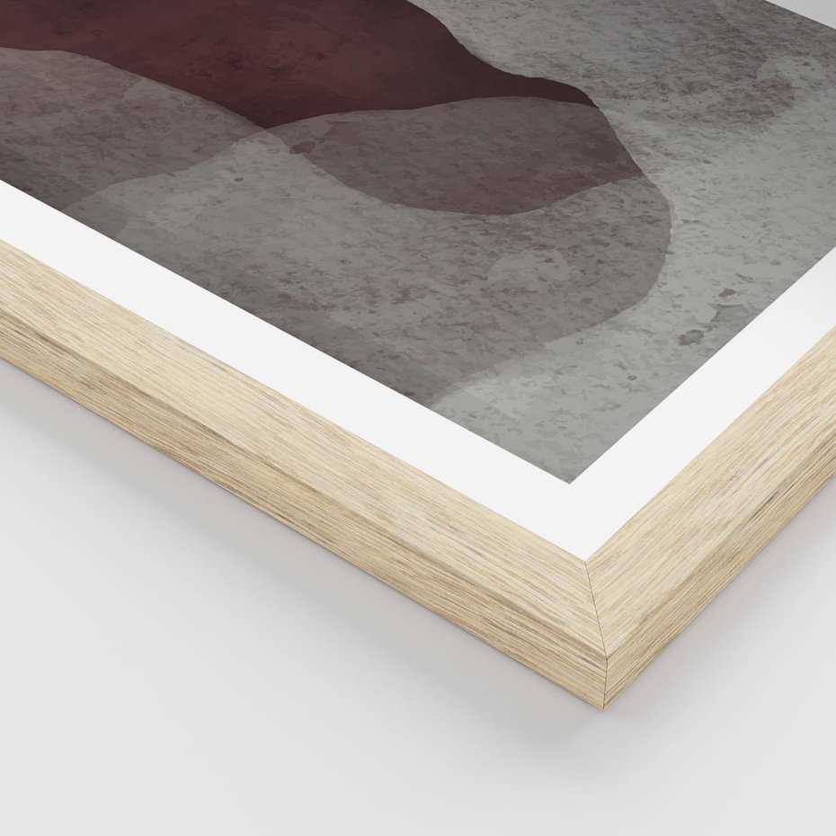 Plakat w ramie 40x50 - Zaklęte Zaburzenia - mroczny plakat, nowoczesne wnętrza - rama drewno