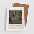 Plakat w ramie 50x70 - Elegancja Baletu - Edgar Degas, reprodukcja obrazu - rama biała