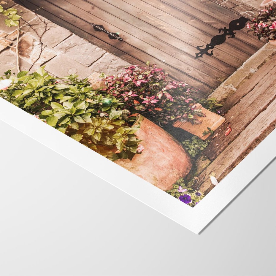 Plakat bez ramy 21x30 - Wyjątkowy Klimat - drzwi, stare