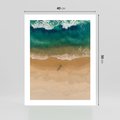 Plakat bez ramy 40x50 - Oaza Relaksu - plaża, morze