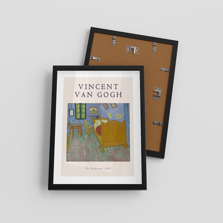 Plakat w ramie 30x40 - Reprodukcja van Gogha - vincent van gogh, reprodukcja - rama czarna