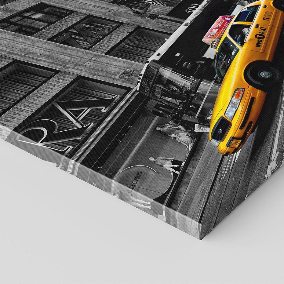 Obraz na płótnie 140x70 - Dynamiczny TAXI w Nowym Jorku - TAXI, NY