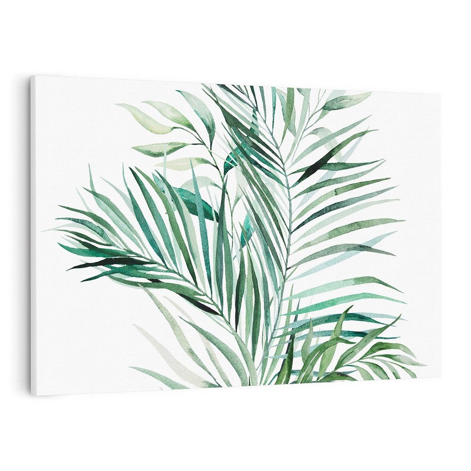 Obraz na płótnie 100x70 - Blask Natury - złote, liście