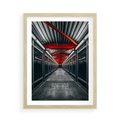 Plakat w ramie 50x70 - Nieskończoność Przestrzeni - korytarz, perspektywa - rama drewno