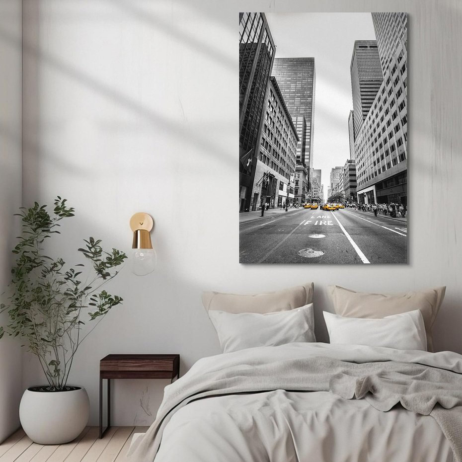 Obraz na płótnie 50x70 - Ulica Nowego Jorku - ulica, Nowy Jork