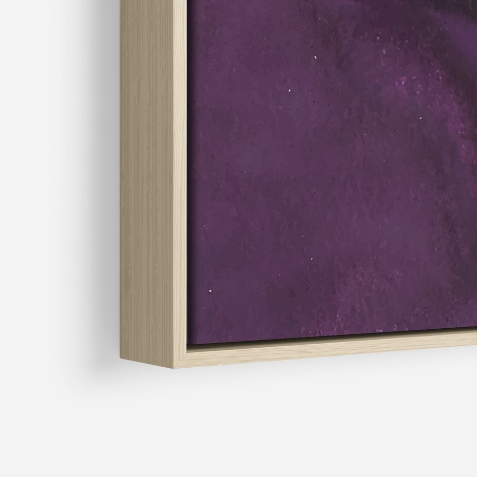 Obraz w ramie 80x120 - Kolorowe Impresje - abstrakcyjne akwarelowe plamy, nieregularne linie - rama drewno