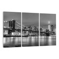 Obraz na płótnie 120x80 - Symbole Nowego Jorku - most, Nowy Jork