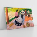 Obraz na płótnie 120x80 - Sjesta 1892, Paul Gauguin - Reprodukcja - reprodukcja, obraz na płótnie