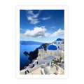 Plakat bez ramy 30x40 - Magiczne Widoki - Santorini, perspektywa