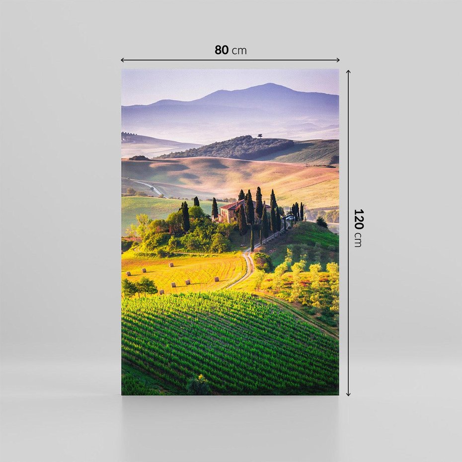 Obraz na płótnie 80x120 - Pejzaż w perspektywie - pejzaż, perspektywa