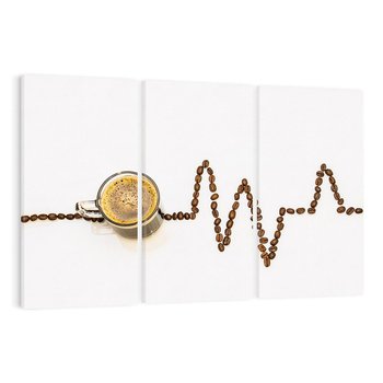 Obraz na płótnie 120x80 - Aromatyczna kawa: Złoto ziaren - kawa, ziarna