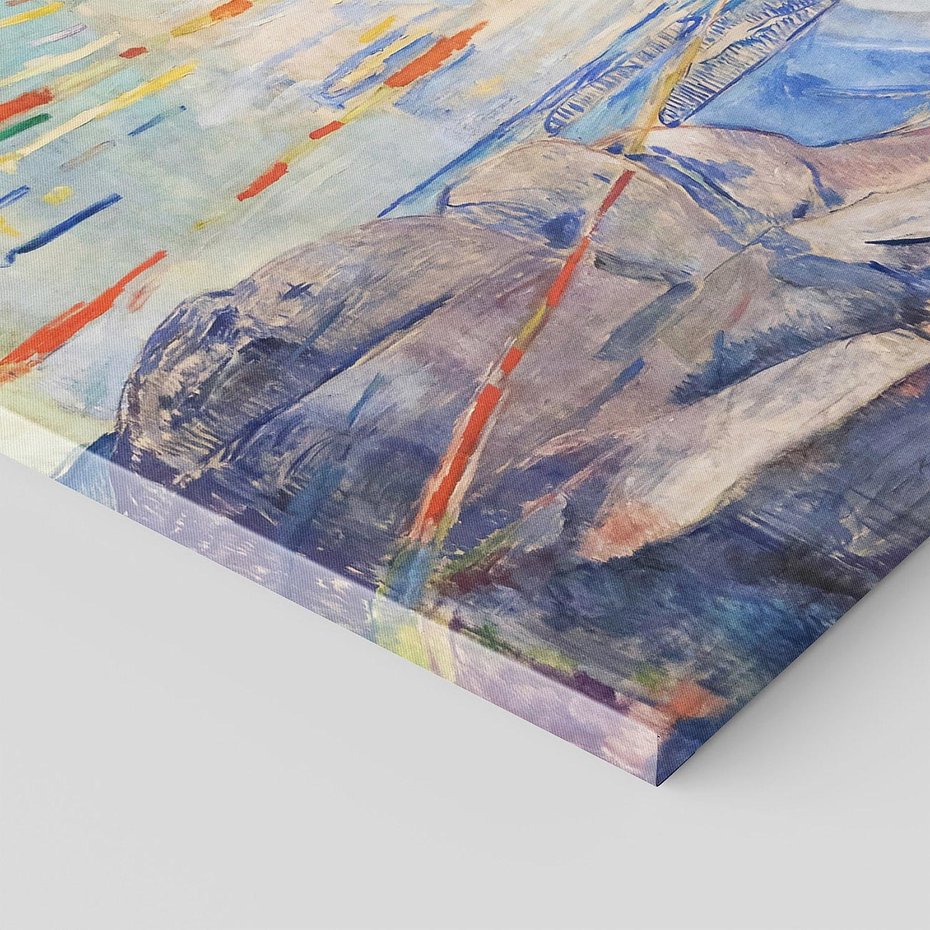Obraz na płótnie 90x30 - "Solenintro" (1912-1913) Edvard Munch - Reprodukcja - reprodukcja, obraz na płótnie
