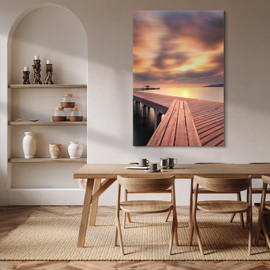 Obraz na płótnie 50x70 - Marina nad Oceanem - Tajlandia, marina