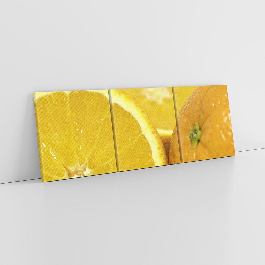 Obraz na płótnie 150x50 - Cytrusy Żywy Zapach Energii - cytruny, owoce