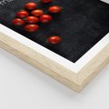 Plakat w ramie 30x40 - Świeżość Smaku - pomidory, kuchnia - rama drewno