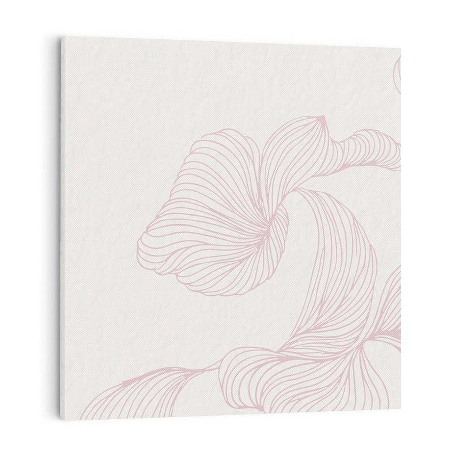 Obraz na płótnie 70x70 - Szept marzeń i tajemnic - abstrakcyjne, roślinne ornamenty