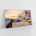 Obraz na płótnie 100x50 - Błękitna oaza w Grecji - Santorini, Grecja