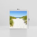 Obraz na płótnie 40x40 - Relaks nad Morskimi Wzgórzami - plaża, wydmy