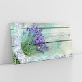 Obraz na płótnie 120x60 - Romantyczna lawenda - lawenda, kwiaty
