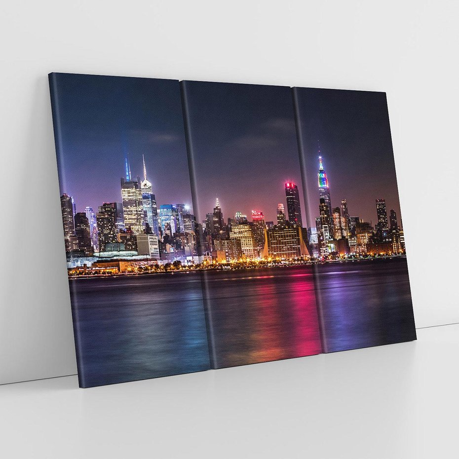 Obraz na płótnie 120x80 - Ameryka w oczach Nowego Jorku - Ameryka, USA